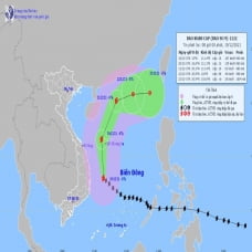 Bão số 9 Rai tiệm cận mức siêu bão, còn cách Bình Định-Phú Yên 230km