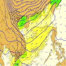 Không khí lạnh tràn về, miền Trung mưa lớn