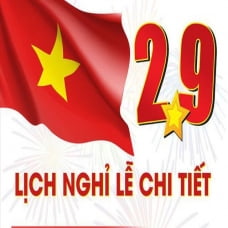 Lịch NGHỈ LỄ QUỐC KHÁNH năm 2024