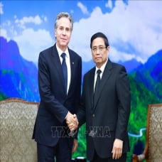 Thủ tướng Phạm Minh Chính tiếp Ngoại trưởng Mỹ Antony Blinken