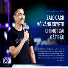 Vương Quang Khải:" Zalo cách mỏ vàng Crypto chỉ một cái gật đầu"