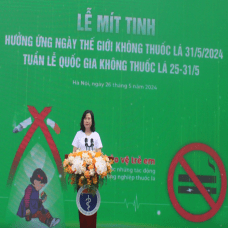 Bộ trưởng Đào Hồng Lan: Thuốc lá điện tử, thuốc lá nung nóng gây ra gánh nặng bệnh tật